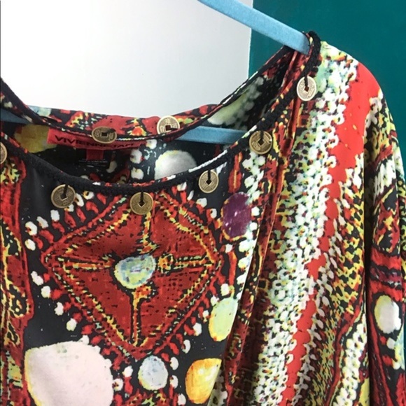 Vivienne Tam kimono sleeve print dress - Picture 5 of 8